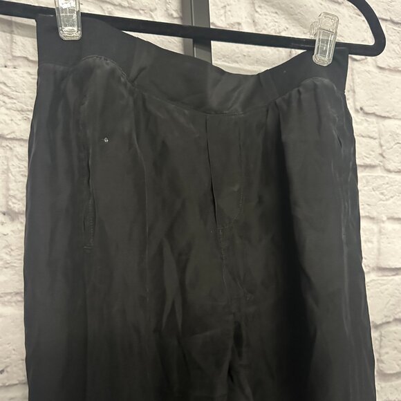 ATM Black Silk Pants - Picture 2 of 4